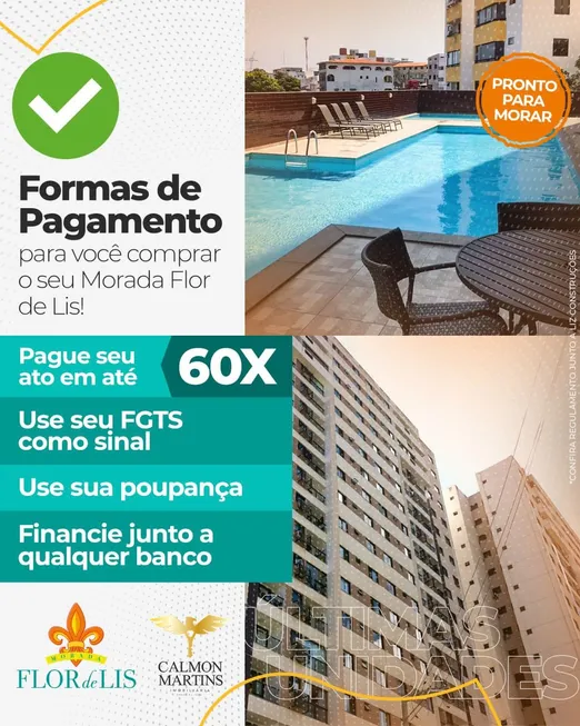 Foto 1 de Apartamento com 2 Quartos à venda, 54m² em Pernambués, Salvador