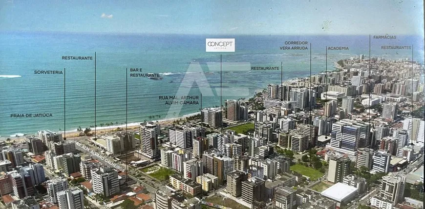 Foto 1 de Apartamento com 2 Quartos à venda, 62m² em Jatiúca, Maceió