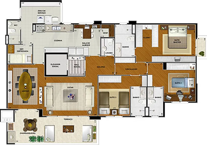 Foto 1 de Apartamento com 3 Quartos para venda ou aluguel, 150m² em Paraíso, São Paulo