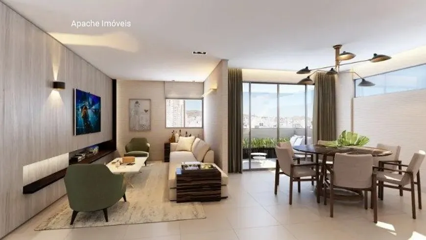 Foto 1 de Apartamento com 4 Quartos à venda, 133m² em Funcionários, Belo Horizonte