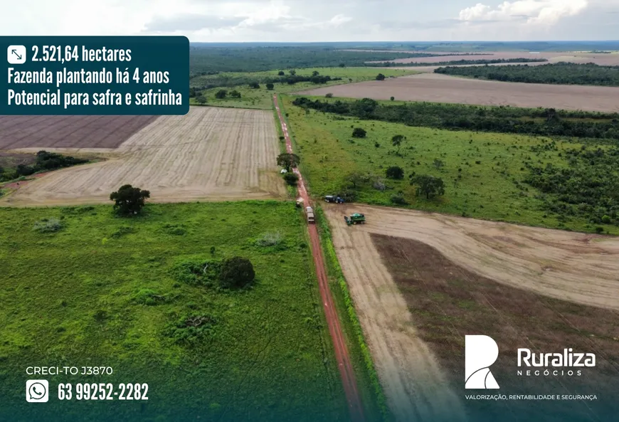 Foto 1 de Fazenda/Sítio à venda, 2521m² em Zona Rural, Lagoa do Tocantins