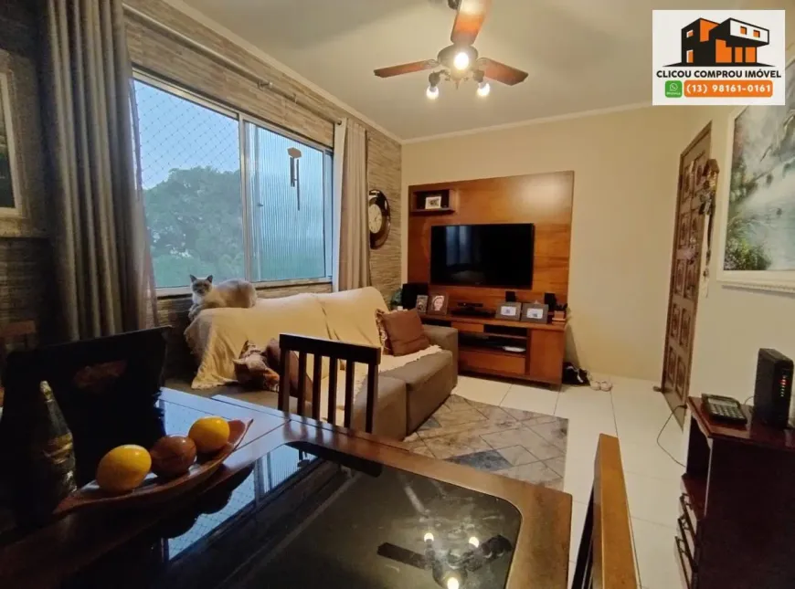Foto 1 de Apartamento com 2 Quartos à venda, 70m² em Catiapoa, São Vicente
