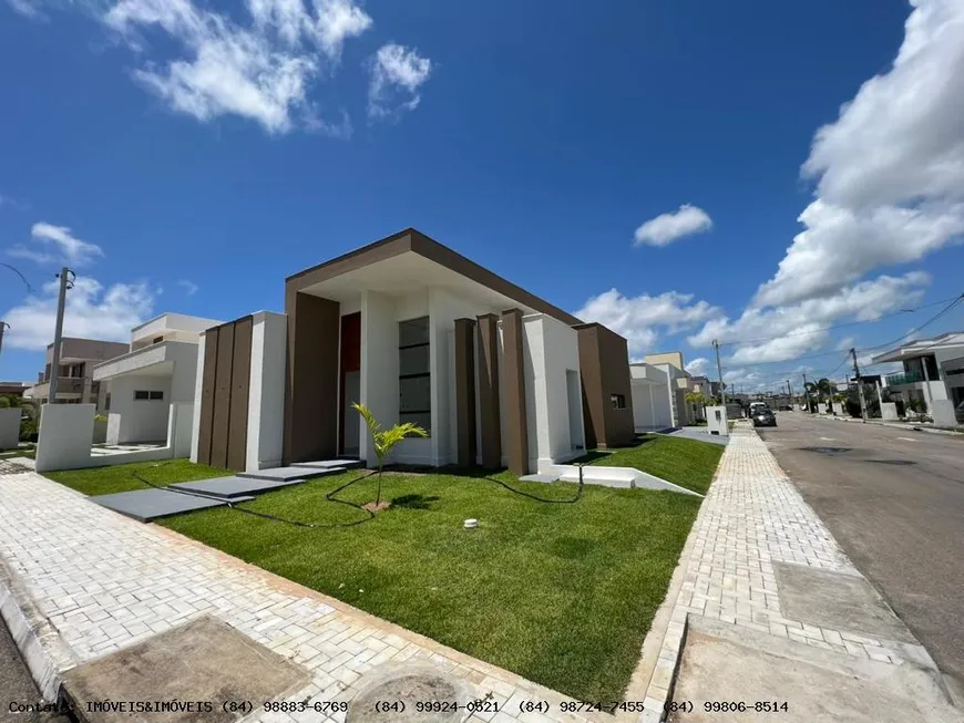 Foto 1 de Casa de Condomínio com 3 Quartos à venda, 190m² em Parque das Nações, Parnamirim