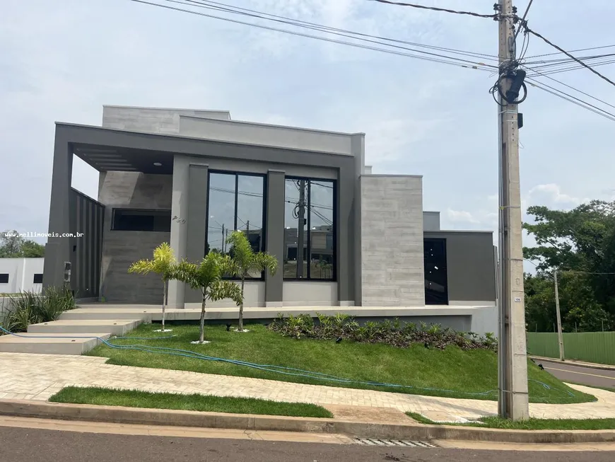 Foto 1 de Casa de Condomínio com 3 Quartos à venda, 338m² em Porto Madero Residence, Presidente Prudente