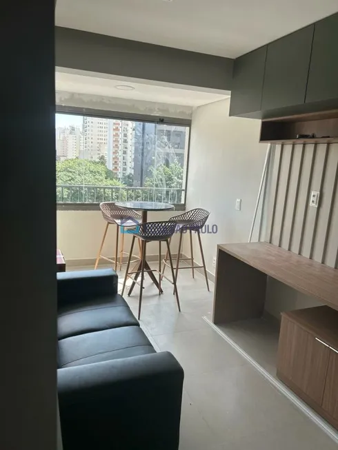 Foto 1 de Apartamento com 1 Quarto para alugar, 30m² em Indianópolis, São Paulo