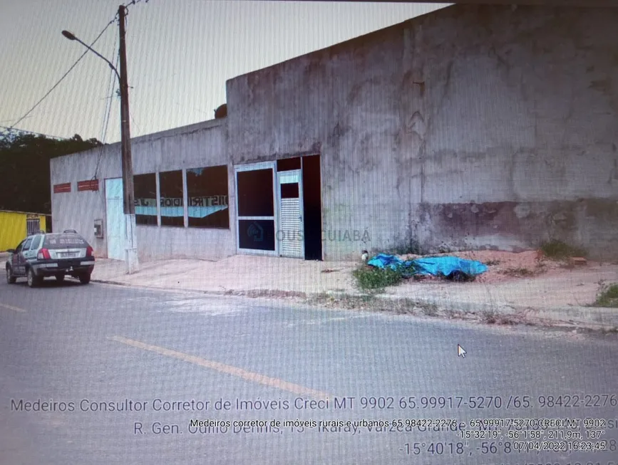 Foto 1 de Galpão/Depósito/Armazém com 3 Quartos à venda, 364m² em Ikaray, Várzea Grande