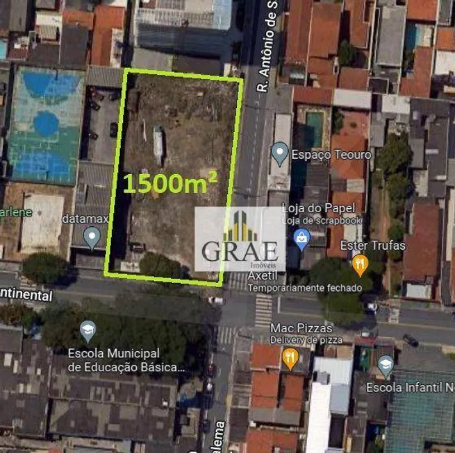 Foto 1 de Lote/Terreno para alugar, 1500m² em Jardim do Mar, São Bernardo do Campo