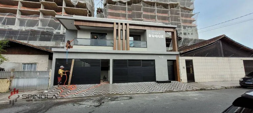 Foto 1 de Casa de Condomínio com 2 Quartos à venda, 53m² em Boqueirão, Praia Grande