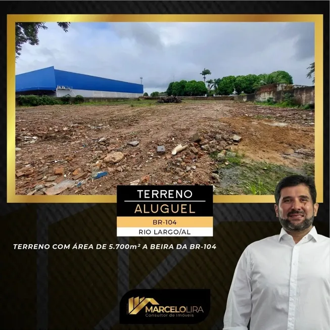 Foto 1 de Lote/Terreno para alugar, 3700m² em , Rio Largo