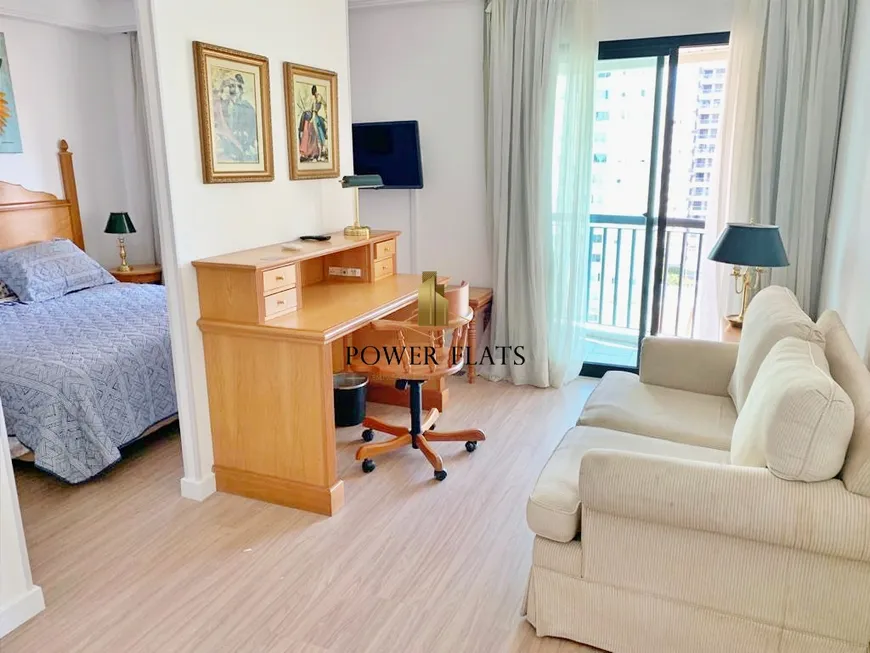 Foto 1 de Flat com 1 Quarto para alugar, 30m² em Moema, São Paulo