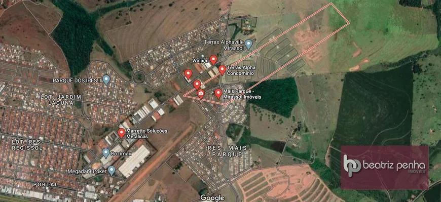 Foto 1 de Lote/Terreno à venda, 71000m² em Aeroporto, Mirassol