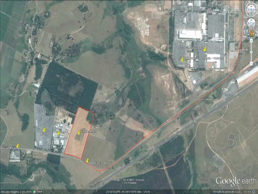 Foto 1 de Lote/Terreno para venda ou aluguel, 150000m² em Jardim Campo Grande, Caçapava