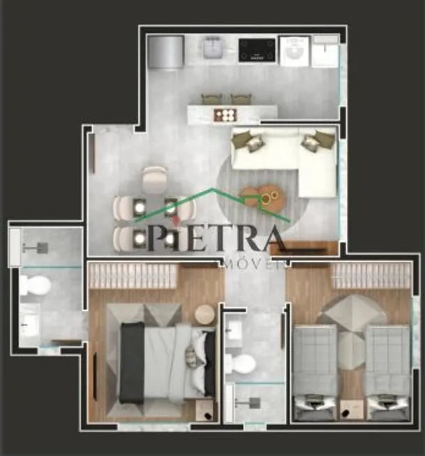 Foto 1 de Apartamento com 2 Quartos à venda, 62m² em União, Belo Horizonte