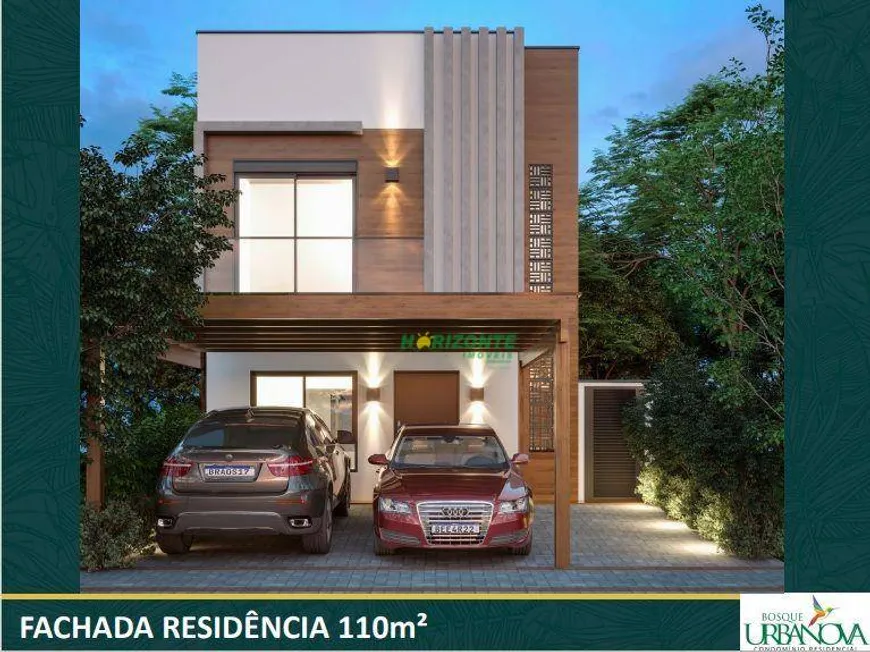 Foto 1 de Casa de Condomínio com 3 Quartos à venda, 110m² em Urbanova, São José dos Campos
