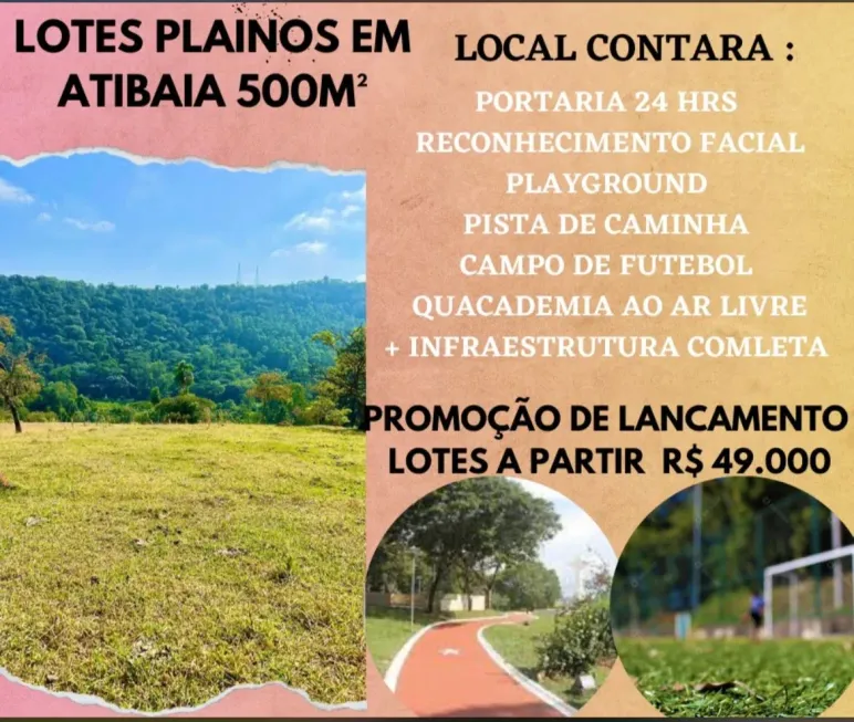 Foto 1 de Lote/Terreno à venda, 500m² em Centro, Atibaia