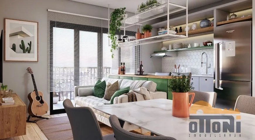 Foto 1 de Apartamento com 2 Quartos à venda, 59m² em Água Verde, Curitiba