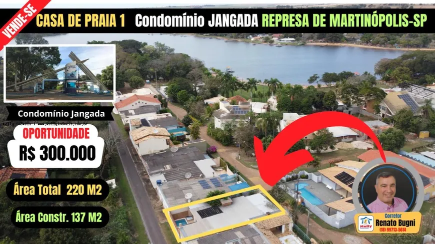 Foto 1 de Casa de Condomínio com 2 Quartos à venda, 137m² em Laranja Doce, Martinópolis