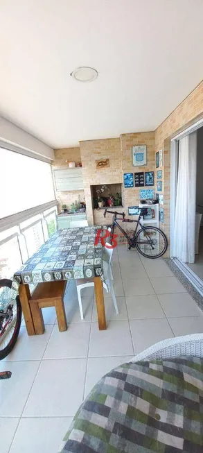 Foto 1 de Apartamento com 2 Quartos para alugar, 103m² em Ponta da Praia, Santos
