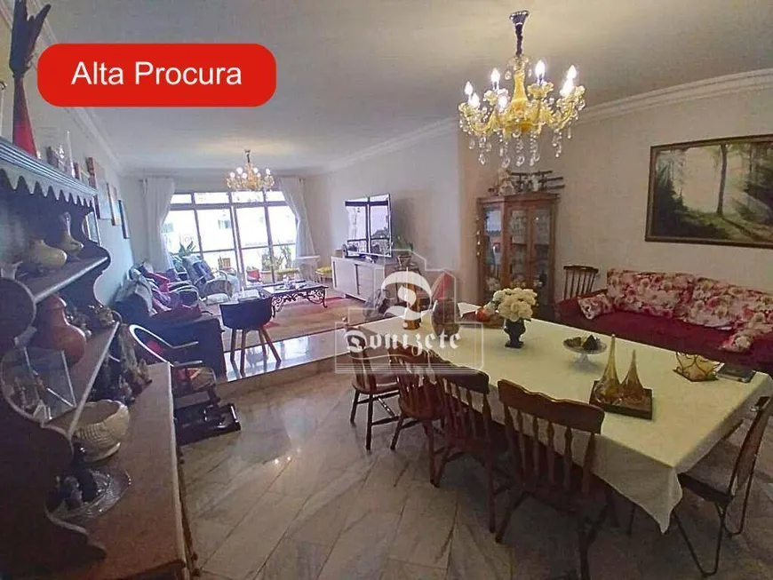 Foto 1 de Apartamento com 4 Quartos à venda, 270m² em Vila Assuncao, Santo André