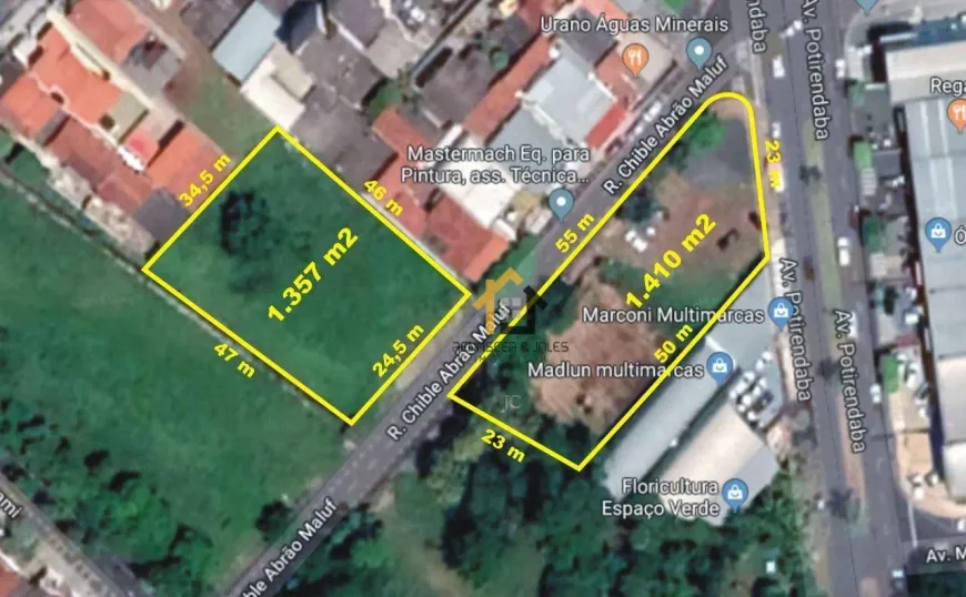 Foto 1 de Lote/Terreno à venda, 1410m² em Vila Nossa Senhora do Bonfim, São José do Rio Preto