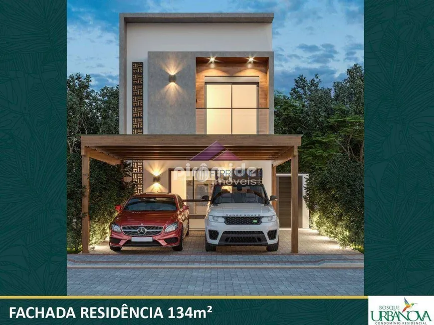 Foto 1 de Casa de Condomínio com 3 Quartos à venda, 110m² em Urbanova, São José dos Campos