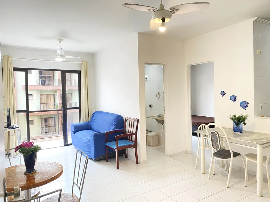 Foto 1 de Apartamento com 1 Quarto à venda, 48m² em Jardim Três Marias, Guarujá