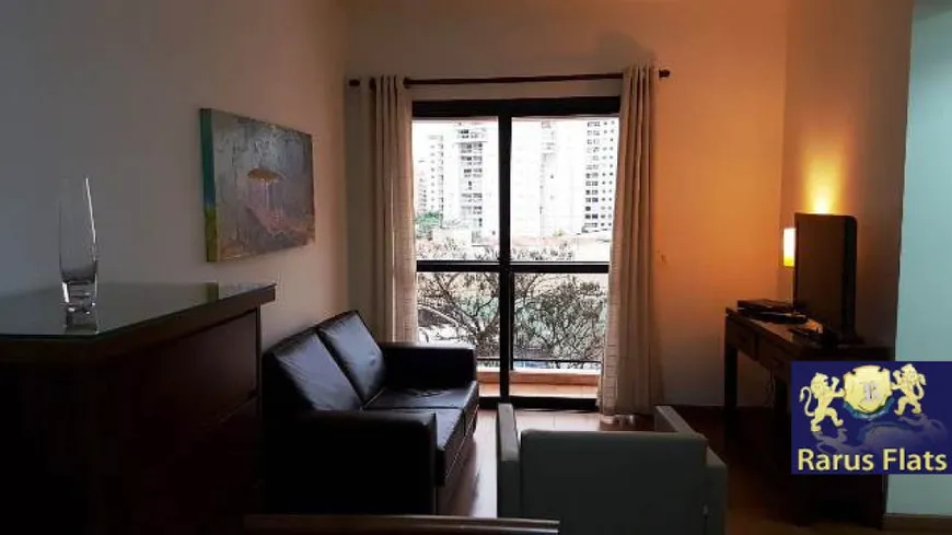 Foto 1 de Flat com 1 Quarto para alugar, 42m² em Vila Nova Conceição, São Paulo