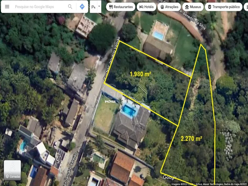 Foto 1 de Lote/Terreno à venda, 2270m² em Morro Grande, Caieiras