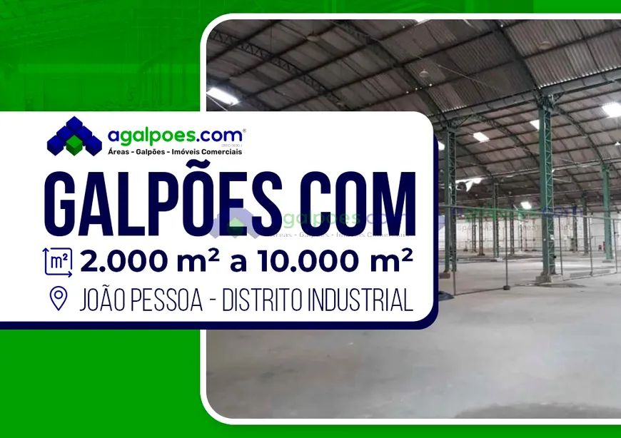 Foto 1 de Galpão/Depósito/Armazém para alugar, 10000m² em Distrito Industrial, João Pessoa