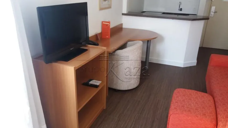 Foto 1 de Flat com 1 Quarto para alugar, 36m² em Jardim São Dimas, São José dos Campos