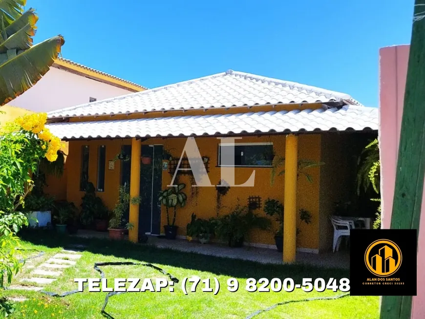 Foto 1 de Casa de Condomínio com 2 Quartos à venda, 155m² em Jaua Abrantes, Camaçari