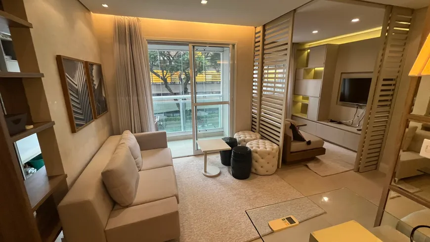 Foto 1 de Apartamento com 1 Quarto para alugar, 48m² em Santo Amaro, São Paulo