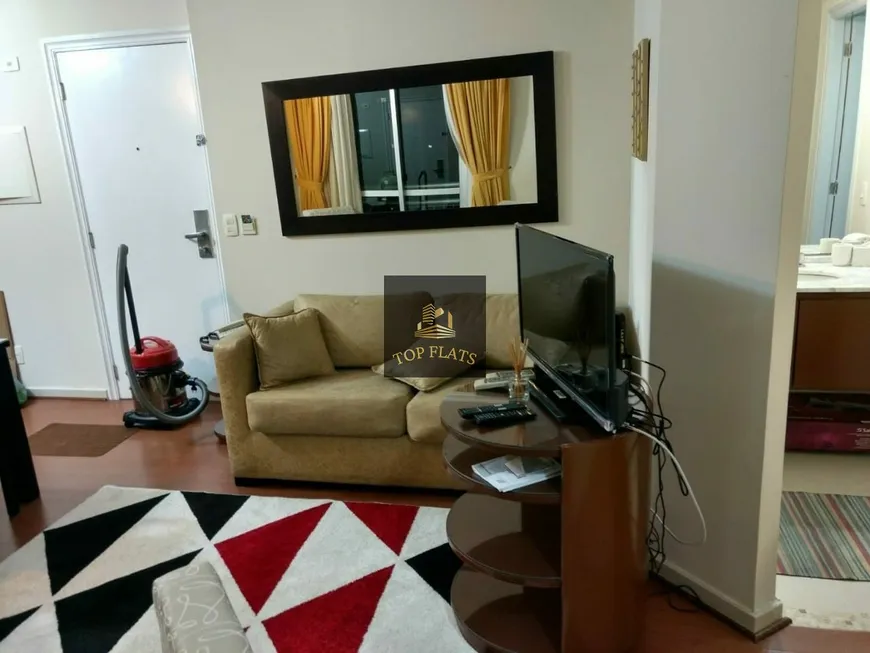 Foto 1 de Flat com 1 Quarto para alugar, 47m² em Consolação, São Paulo