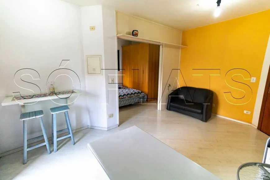 Foto 1 de Flat com 1 Quarto para alugar, 38m² em Morumbi, São Paulo