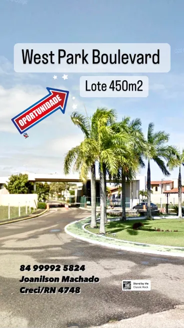Foto 1 de Lote/Terreno à venda, 450m² em Lagoa Nova, Natal