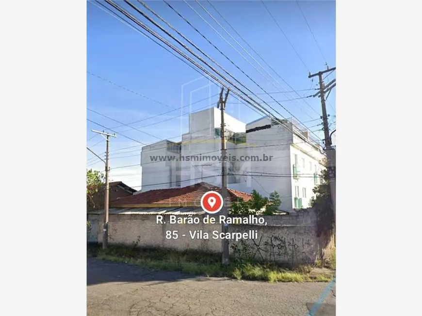 Foto 1 de Lote/Terreno à venda, 250m² em Vila Scarpelli, Santo André