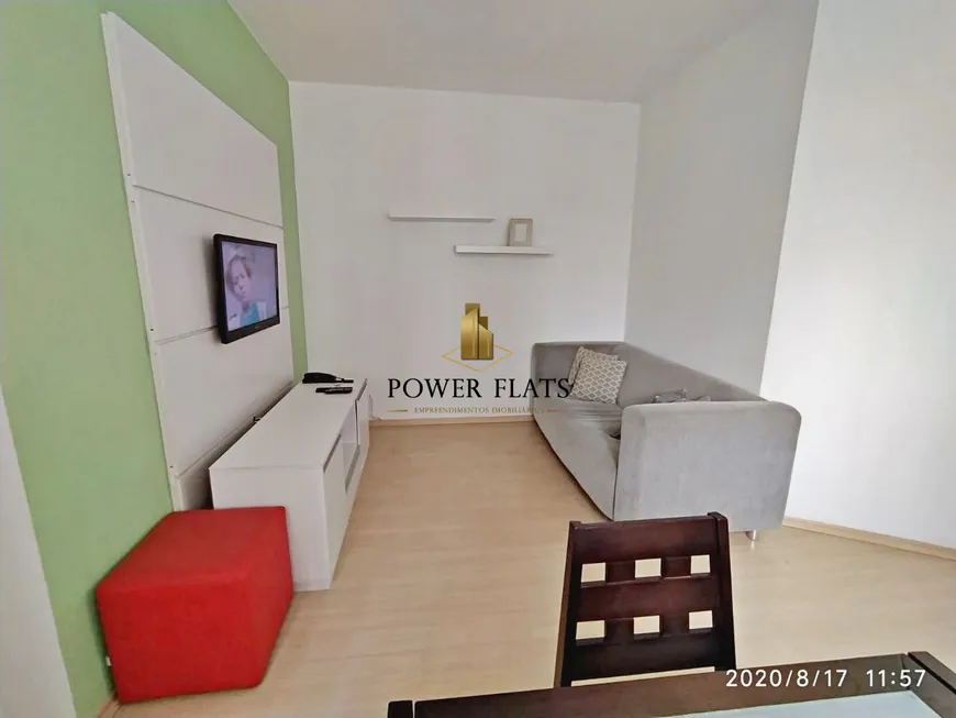 Foto 1 de Flat com 1 Quarto para alugar, 40m² em Moema, São Paulo