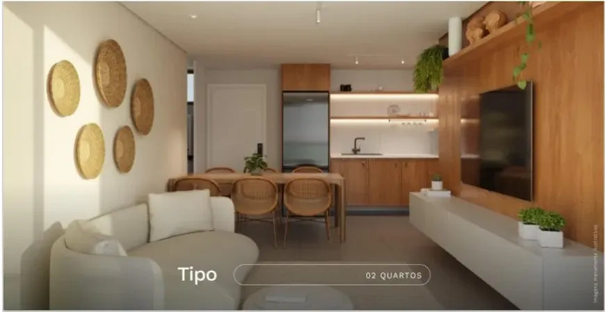 Foto 1 de Flat com 3 Quartos à venda, 80m² em Praia dos Carneiros, Tamandare