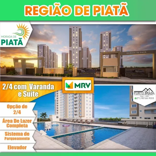 Foto 1 de Apartamento com 2 Quartos à venda, 45m² em Piatã, Salvador