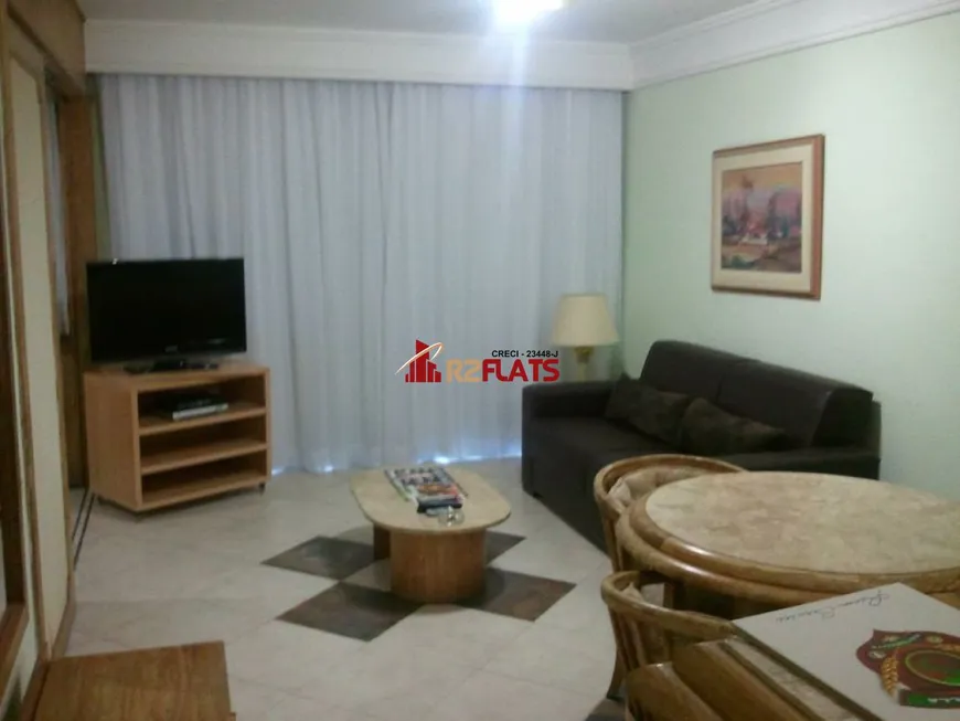 Foto 1 de Flat com 1 Quarto à venda, 42m² em Jardim Paulista, São Paulo