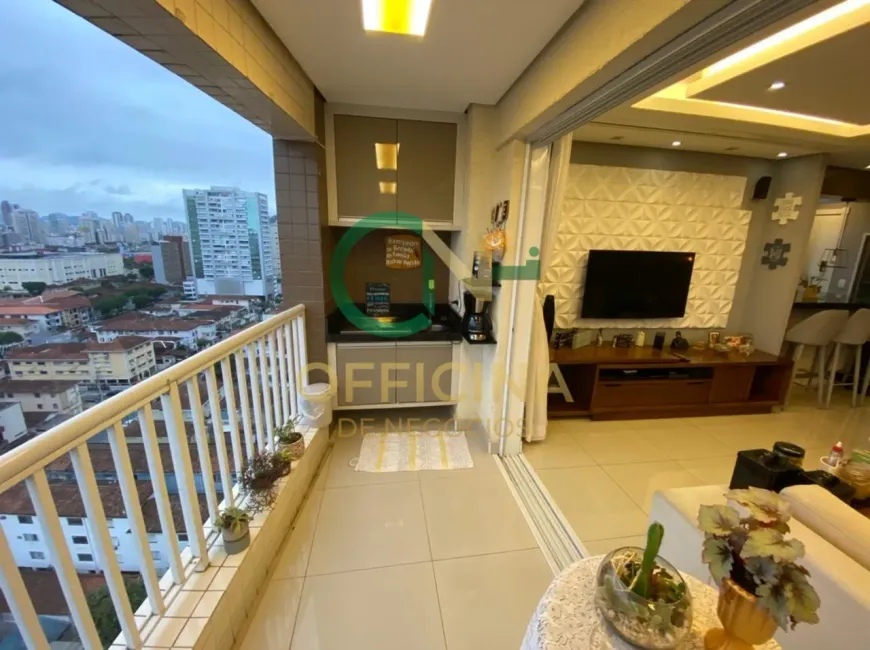 Foto 1 de Apartamento com 2 Quartos à venda, 96m² em Encruzilhada, Santos