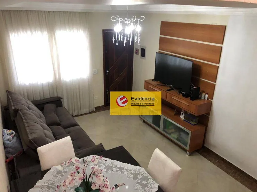 Foto 1 de Sobrado com 2 Quartos à venda, 148m² em Vila Alzira, Santo André