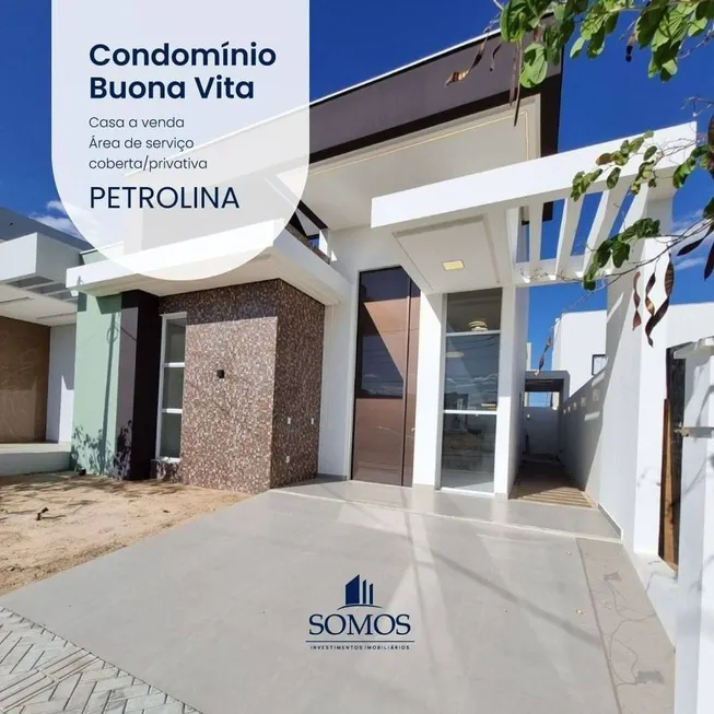 Foto 1 de Casa de Condomínio com 3 Quartos à venda, 200m² em Boa Esperança, Petrolina