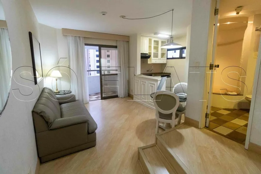 Foto 1 de Flat com 1 Quarto à venda, 52m² em Jardins, São Paulo