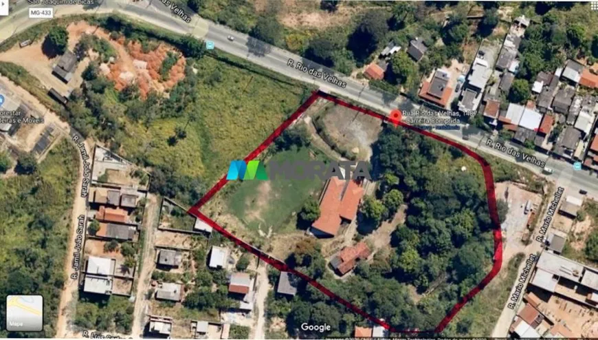 Foto 1 de Lote/Terreno com 1 Quarto à venda, 12734m² em São João Batista, Santa Luzia