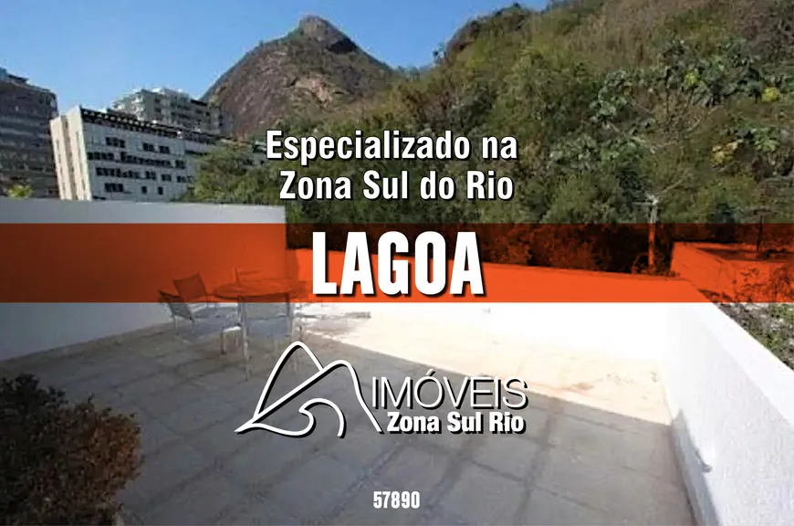 Foto 1 de Cobertura com 2 Quartos à venda, 125m² em Lagoa, Rio de Janeiro