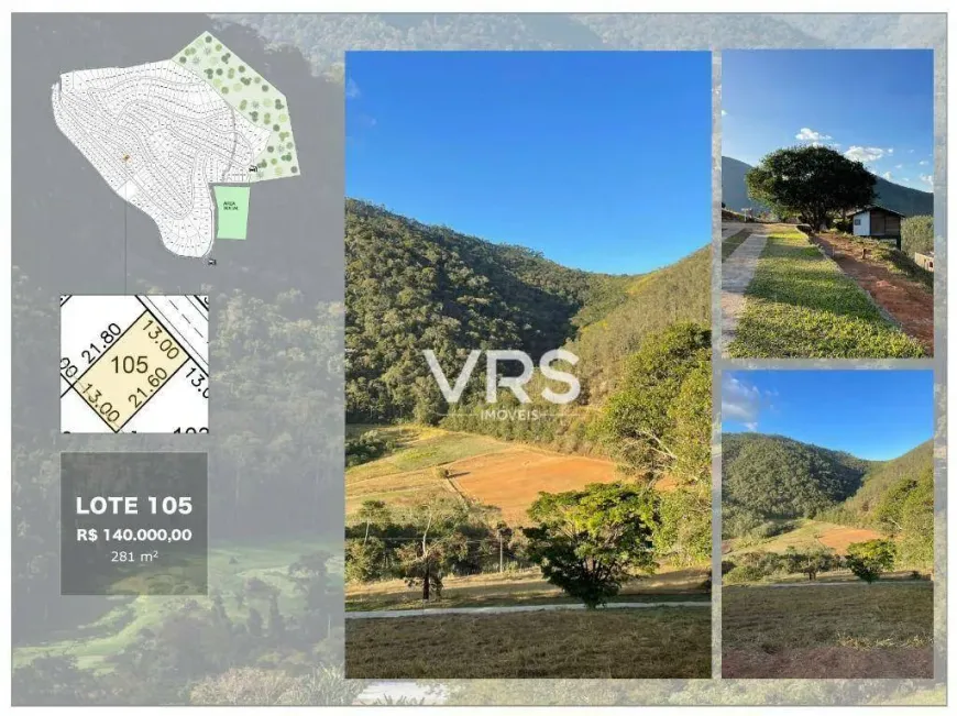 Foto 1 de Lote/Terreno à venda, 281m² em Sebastiana, Teresópolis