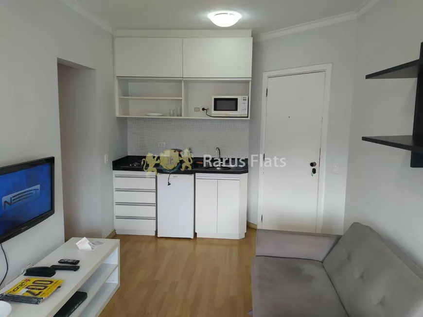 Foto 1 de Flat com 1 Quarto para alugar, 45m² em Morumbi, São Paulo