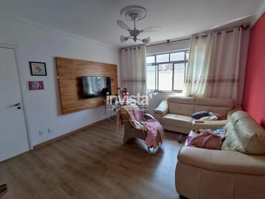 Foto 1 de Apartamento com 2 Quartos à venda, 121m² em Campo Grande, Santos