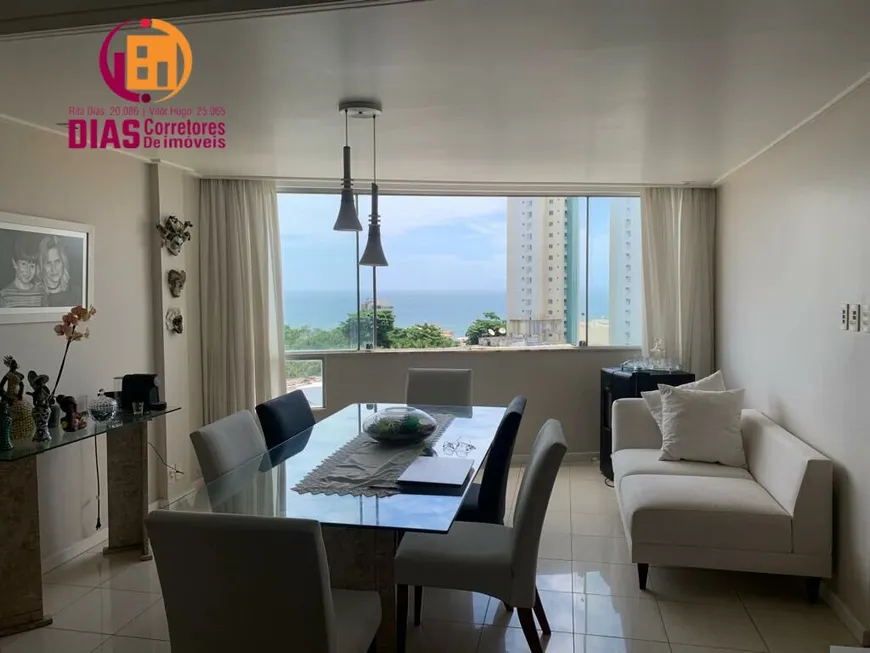 Foto 1 de Apartamento com 3 Quartos à venda, 128m² em Costa Azul, Salvador